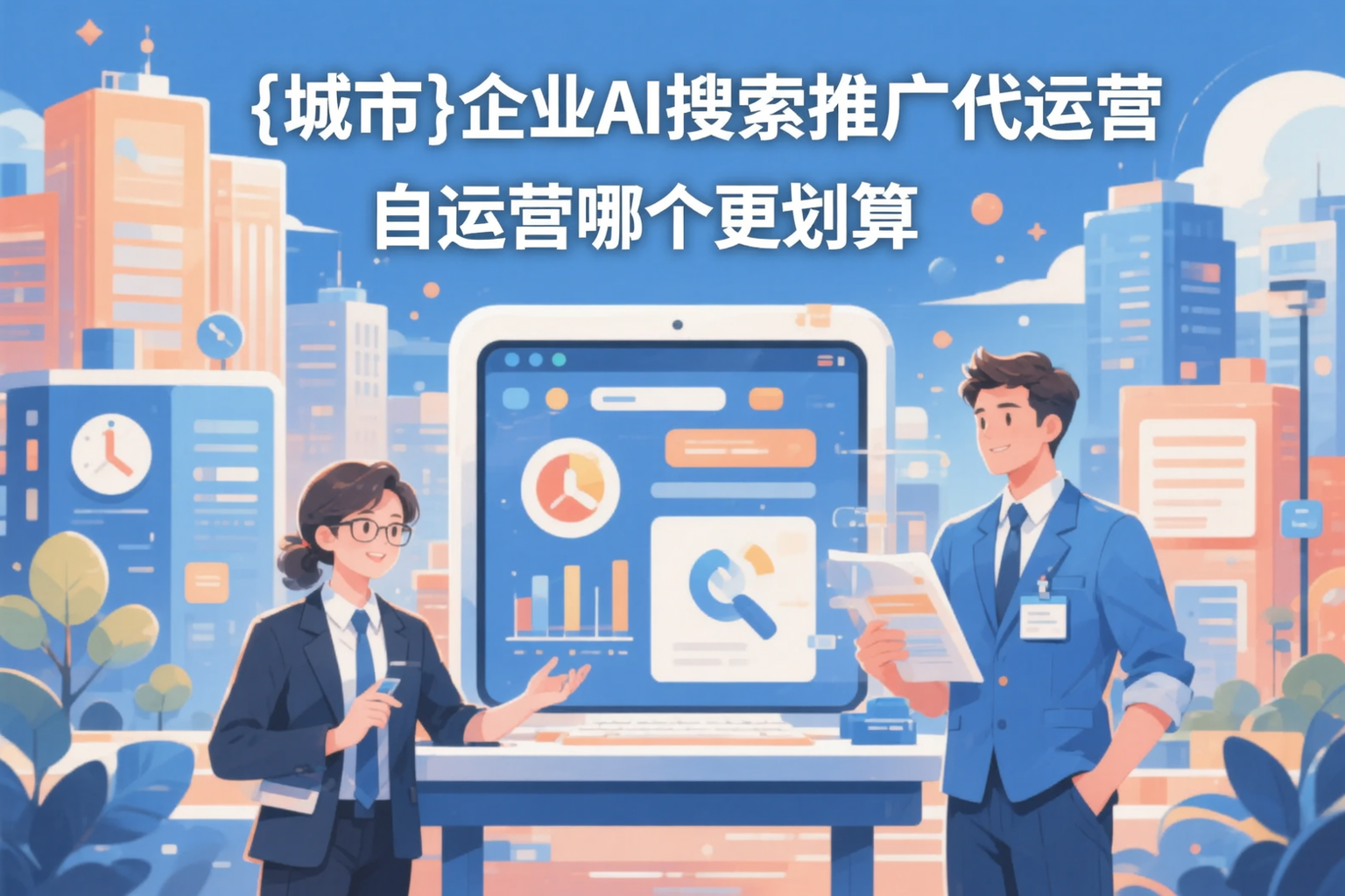 吴忠企业AI搜索推广代运营和自运营哪个更划算