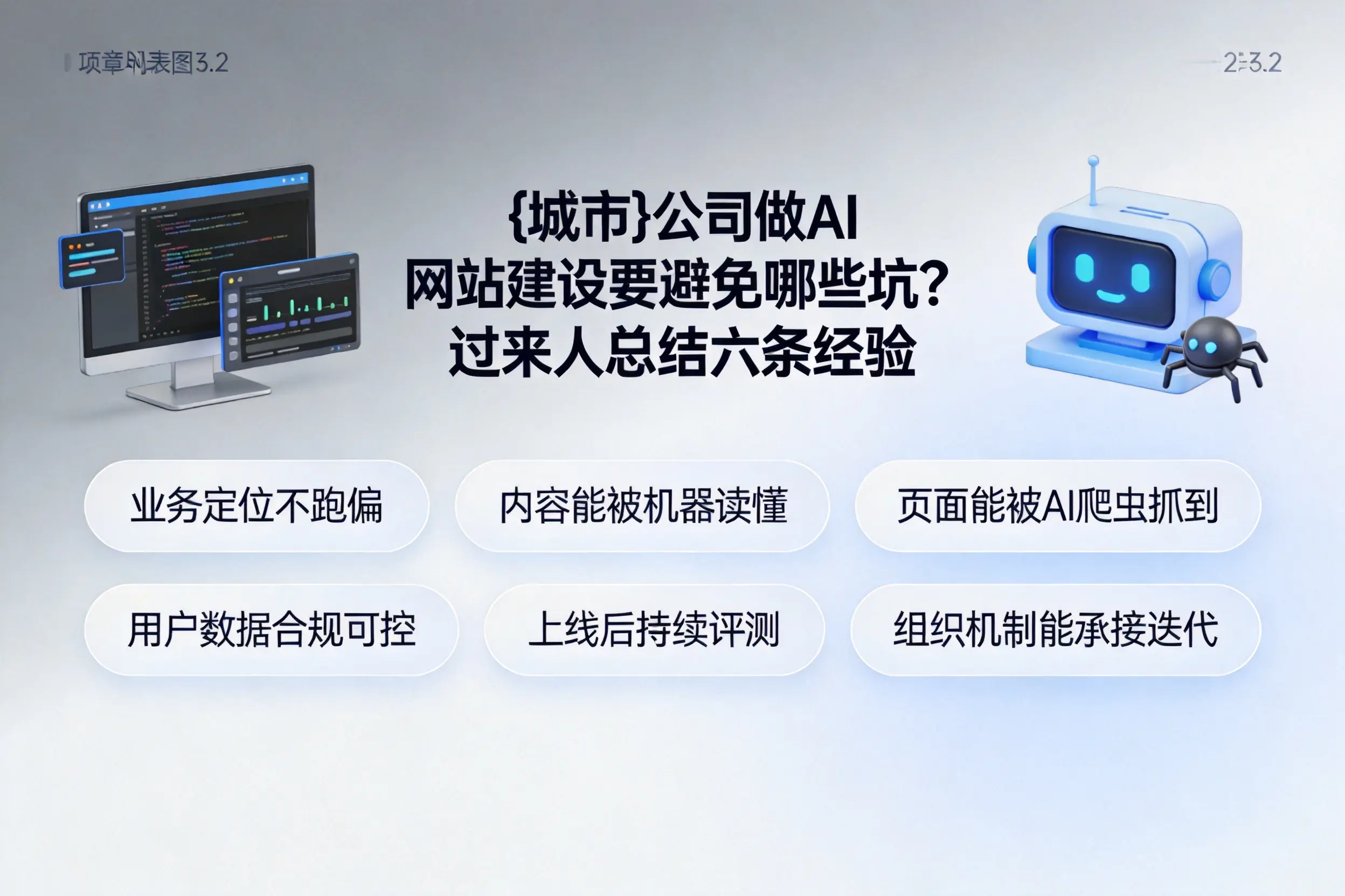 吴忠公司做AI网站建设要避免哪些坑？过来人总结六条经验