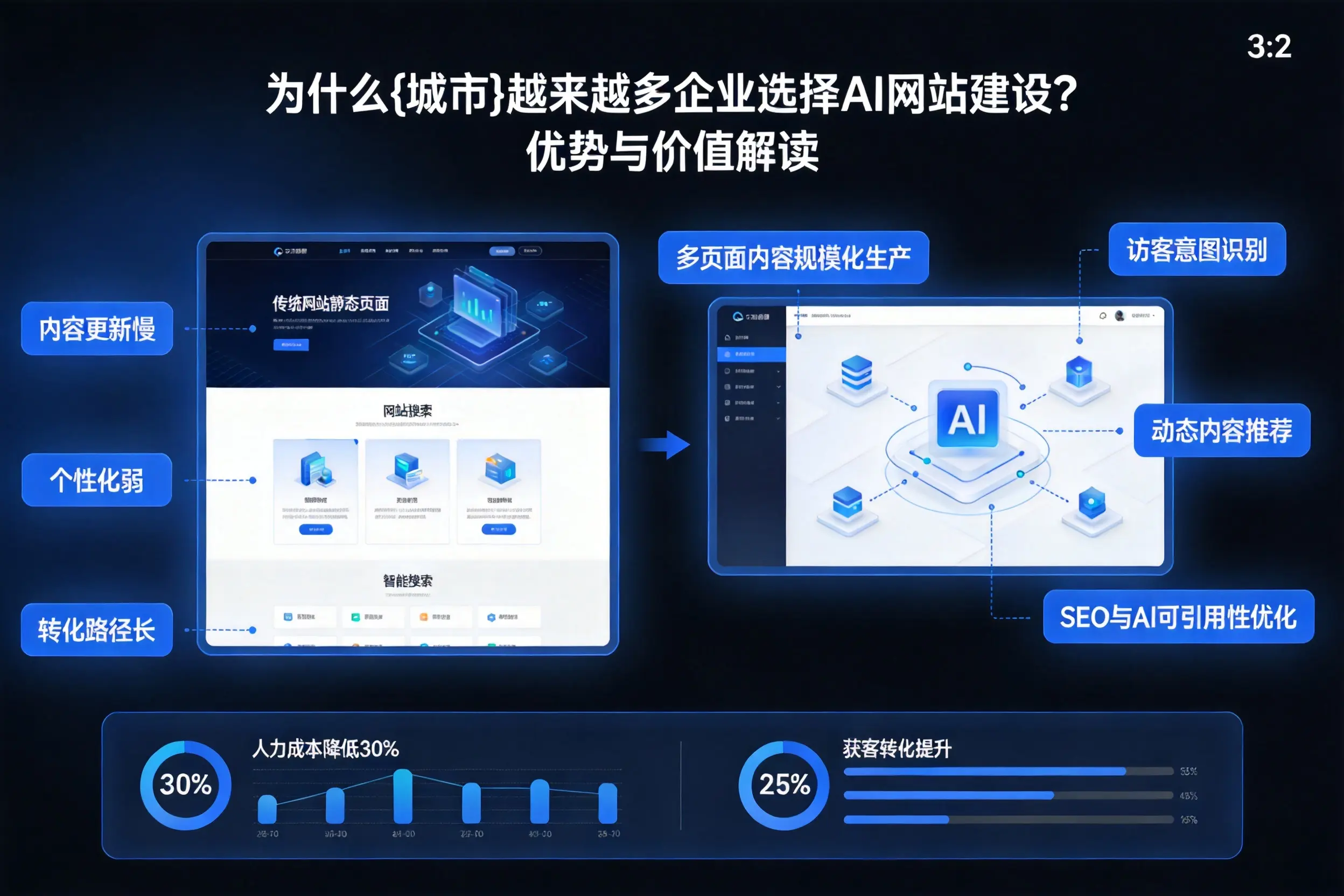 为什么吴忠越来越多企业选择AI网站建设？优势与价值解读