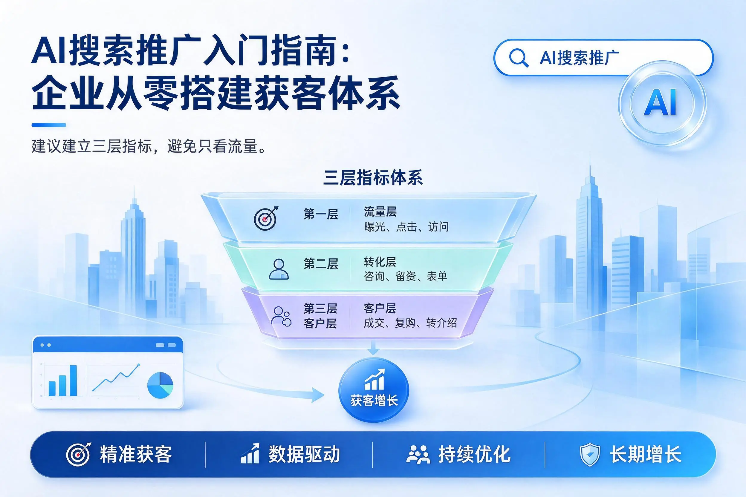AI搜索推广入门指南:吴忠企业从零搭建获客体系