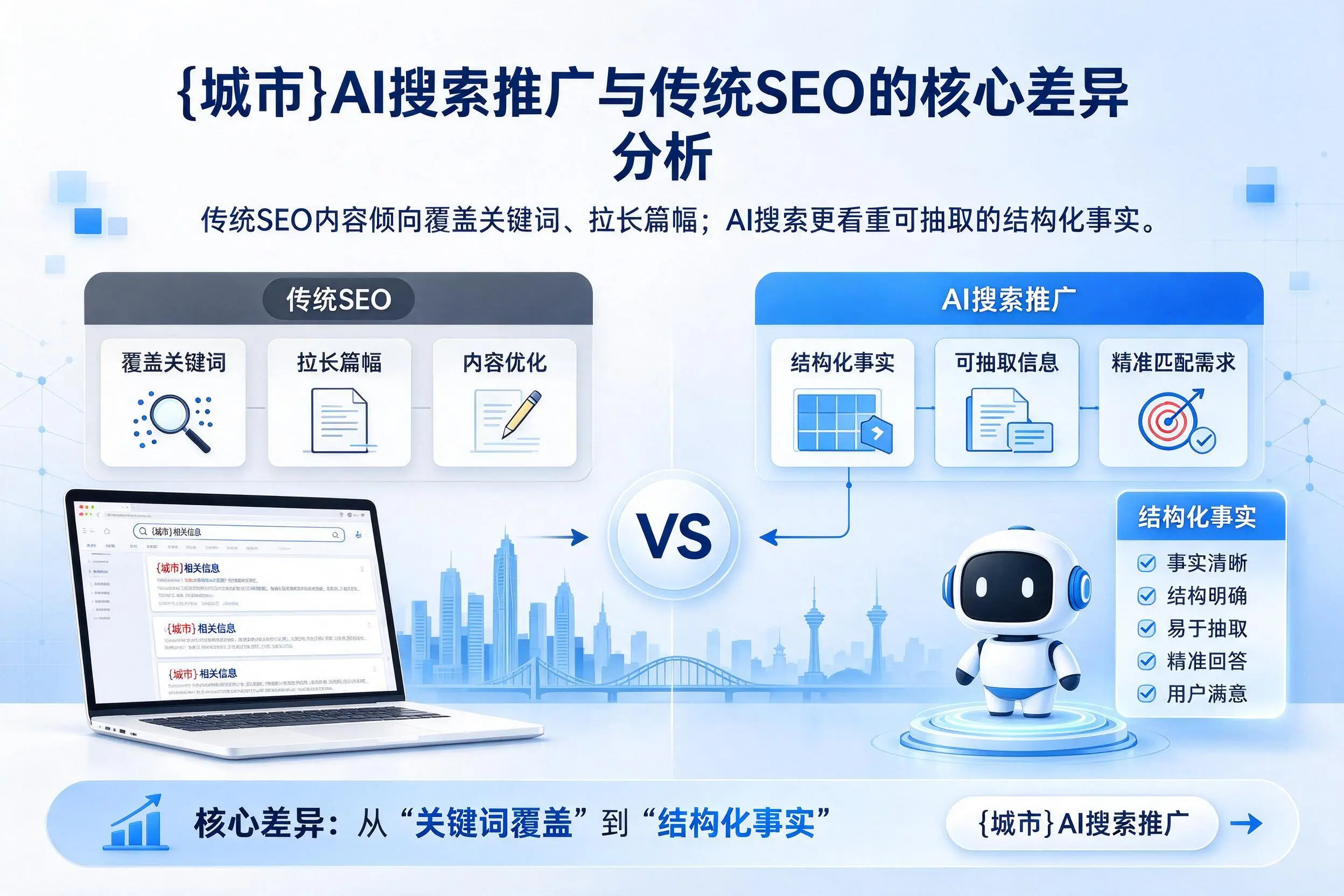 吴忠AI搜索推广与传统SEO的核心差异分析